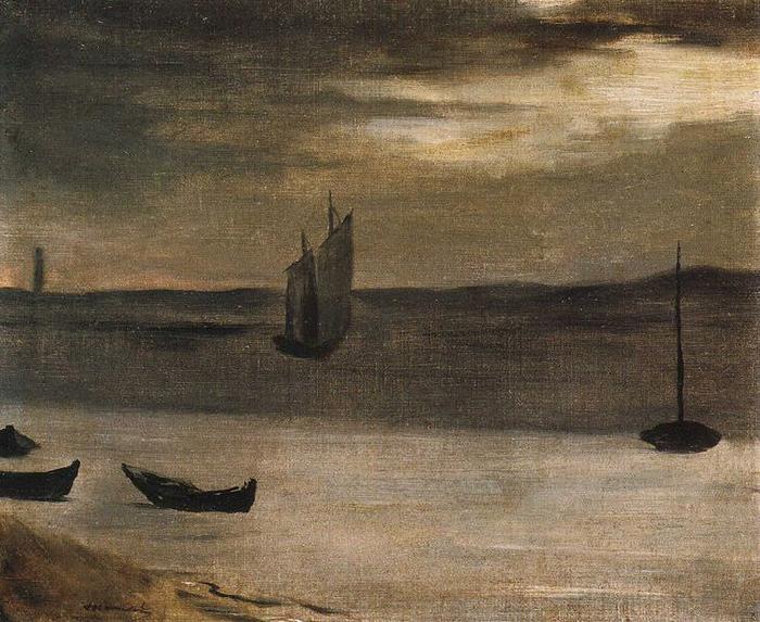 Edouard Manet Le Bassin d'Arcachon oil painting image
